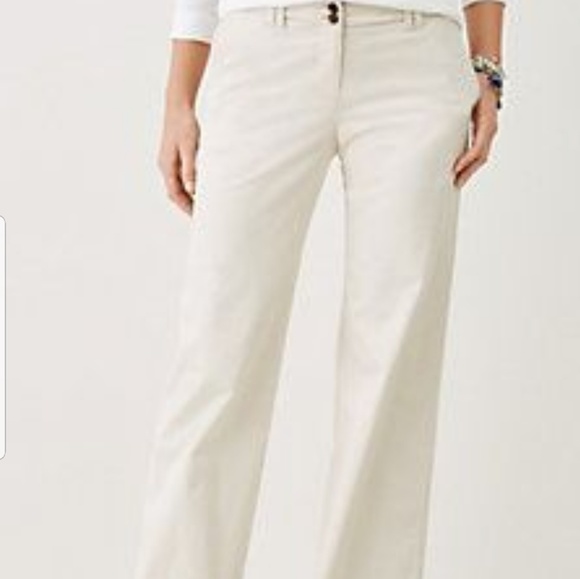 Jjill Livein Chino Khaki Pants With 